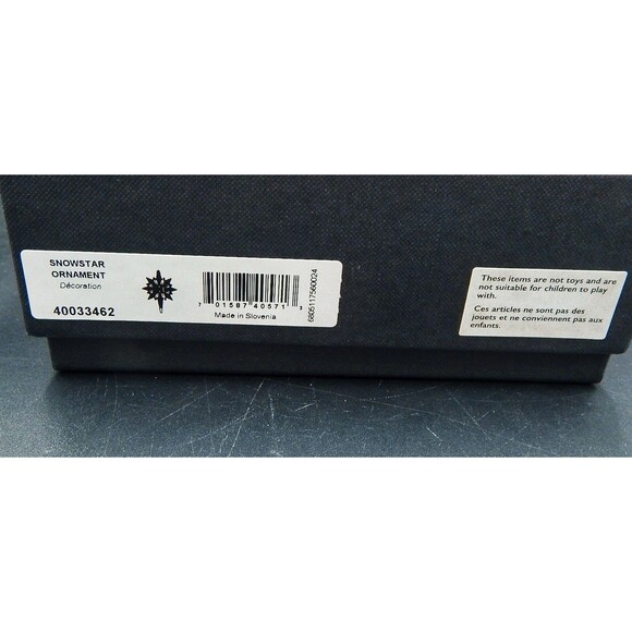 Waterford Crystal 2018 Snowstar Ornament Lighting Season 5 Inch #40033462 Box - Picture 9 of 10